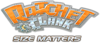 Ratchet & Clank Size Matters logo for PSP